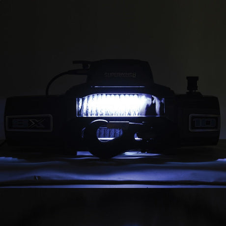 Superwinch 10000 LBS 12V DC 3/8in x 80ft Synthetic Rope SX 10000 Winch 1710201