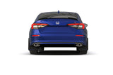 Rally Armor 2022 Honda Civic (Incl. Si/Sport/Touring) UR Black Mud Flap w/ Red Logo MF90-UR-BLK/RD