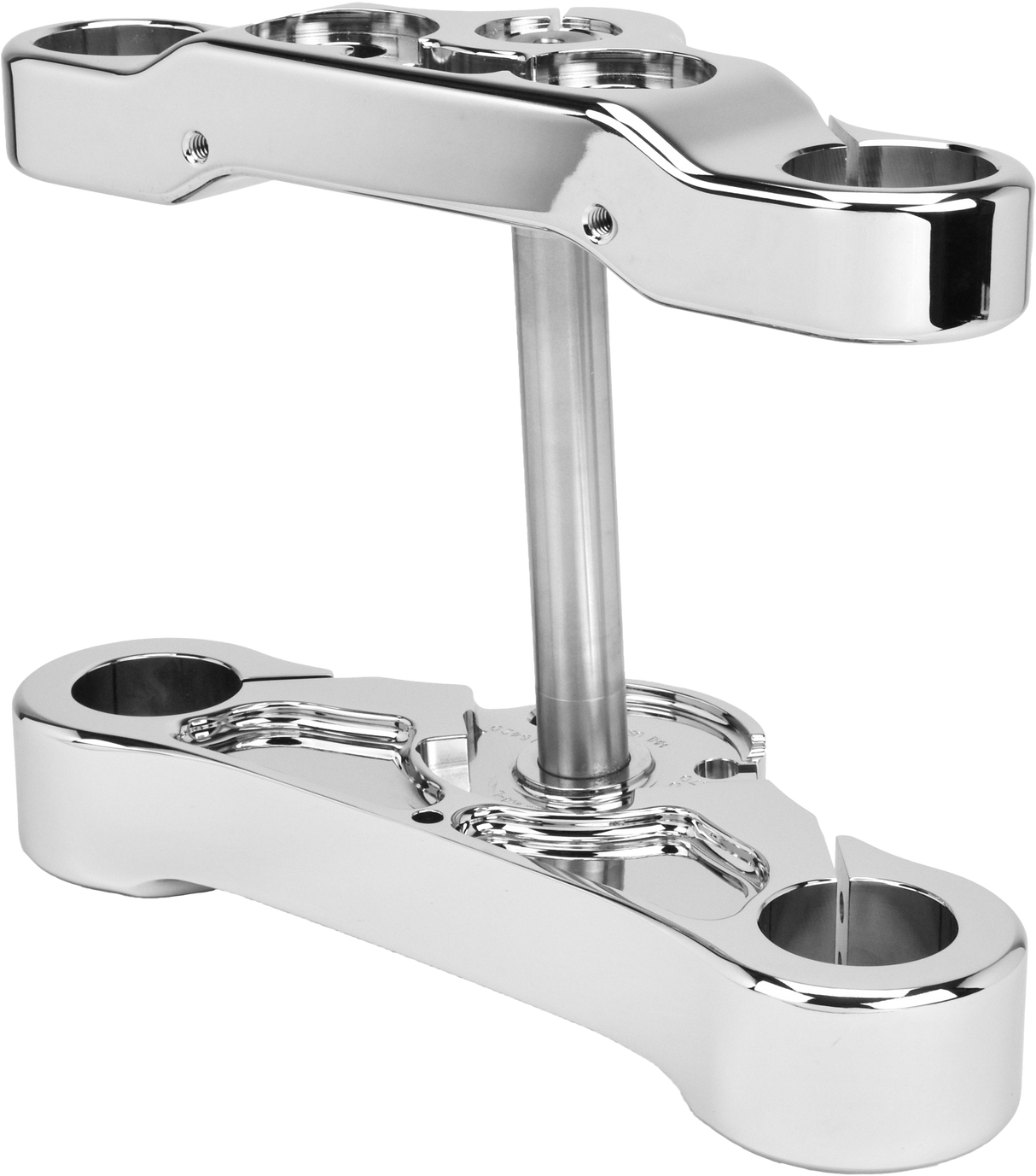 HAWG HALTERS INC 4 Deg Raked Tripple Trees 49mm Chrome Fxbr 49BKCR4
