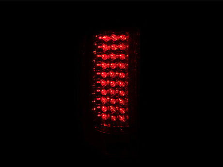 ANZO 2007-2013 Chevrolet Silverado 1500 LED Taillights Red/Clear 311047