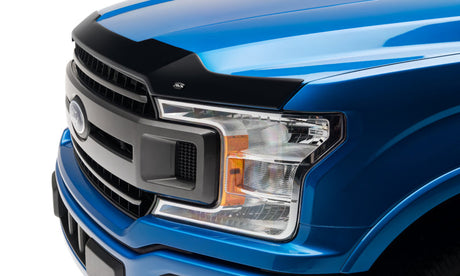 AVS 15-18 Ford F-150 Aeroskin Low Profile Acrylic Hood Shield - Smoke 322096