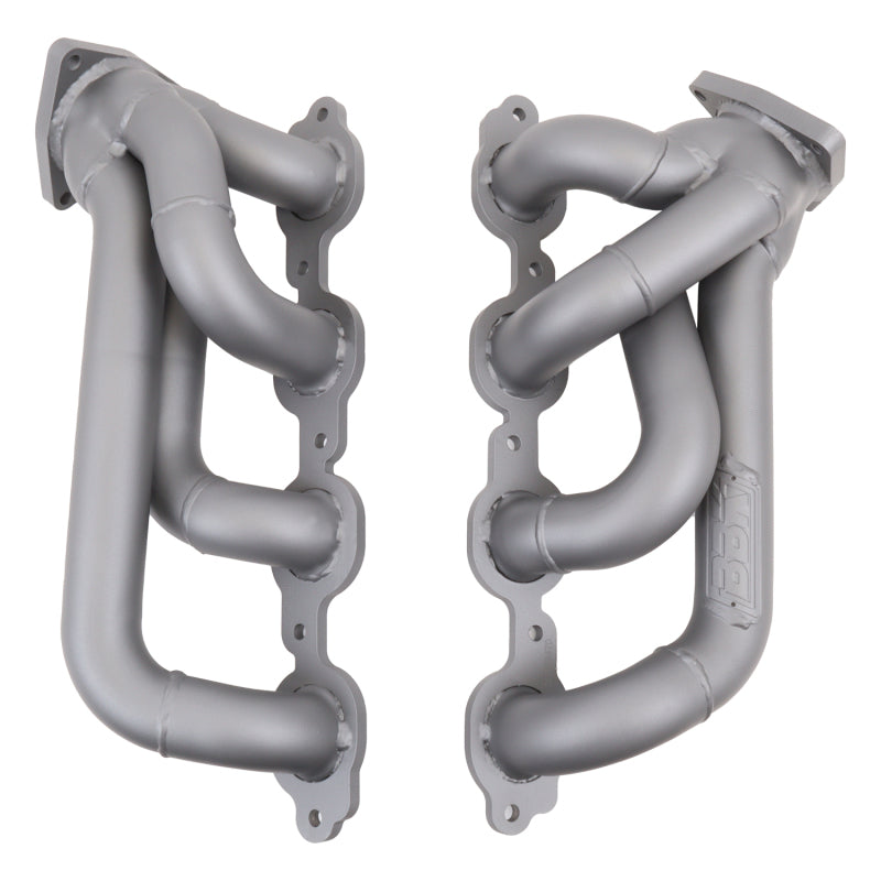 BBK 14-18 GM Truck 5.3/6.2 1 3/4in Shorty Tuned Length Headers - Titanium Ceramic 4047