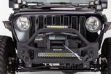 Go Rhino 07-20 Jeep Wrangler JL/JLU/JK/JKU/Gladiator JT Rockline Front Stubby Bumper w/ Overrider 331101T