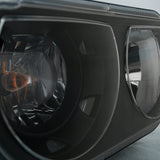 ANZO 2008-2014 Dodge Challenger Crystal Headlights Black 121526