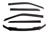 AVS 07-18 Jeep Wrangler Unlimited Ventvisor & Aeroskin Deflector Combo Kit - Matte Black 56034060