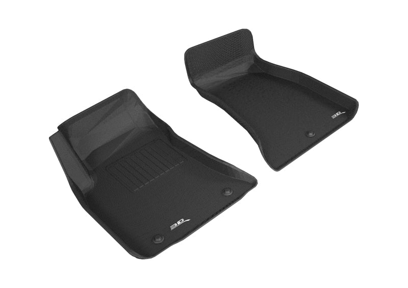 3D MAXpider 2015-2020 Dodge Challenger Rwd Kagu 1st Row Floormat - Black L1DG02611509