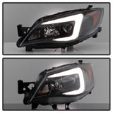 Spyder Subaru WRX 08-09 Projector Headlights - HID Model Only - Black PRO-YD-SWRX08-HID-LBDRL-BK 5083937
