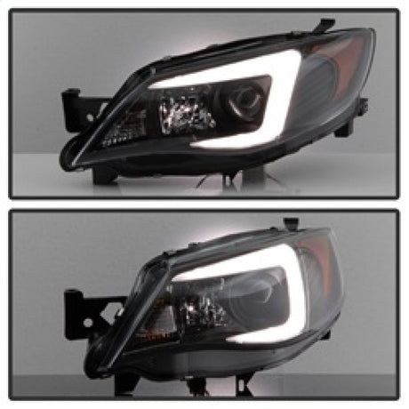 Spyder Subaru WRX 08-09 Projector Headlights - Halogen Model Only - Black PRO-YD-SWRX08-LBDRL-BK 5083944