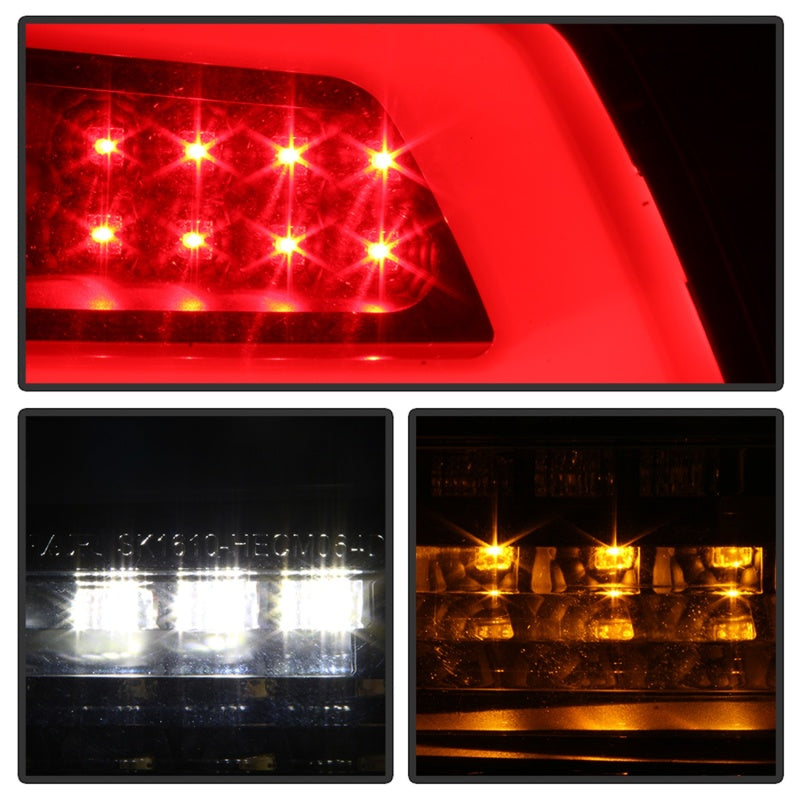 Spyder 08-09 Pontiac G8 Version 2 Light Bar LED Tail Lights - Black - ALT-YD-PG808V2-LB-BK 5086068