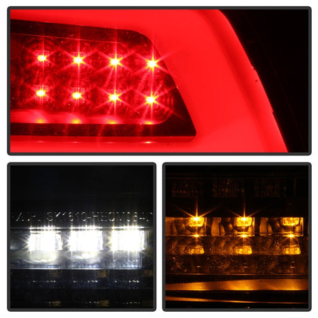 Spyder 08-09 Pontiac G8 Version 2 Light Bar LED Tail Lights - Black - ALT-YD-PG808V2-LB-BK 5086068