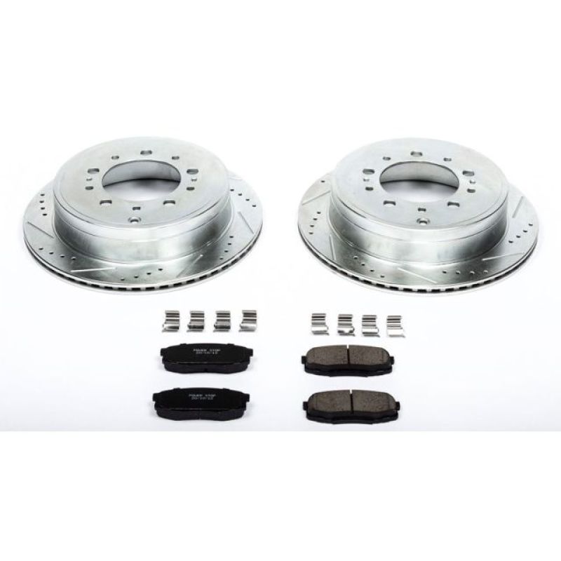 Power Stop 08-11 Lexus LX570 Rear Z23 Evolution Sport Brake Kit K3073
