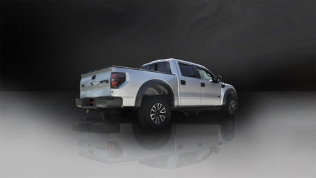 Corsa 11-13 Ford F-150 Raptor 6.2L V8 Black Sport Cat-Back Exhaust 14387BLK