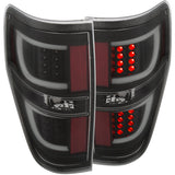 ANZO 2009-2013 Ford F-150 LED Taillights Black 311257