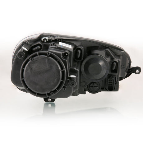 ANZO 2006-2009 Volkswagen Us Rabbit Crystal Headlight Black (Halogen Only) 121542