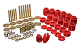 Energy Suspension 1in Body Lift Kit - Red 2.4108R
