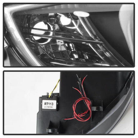 Spyder BMW Z4 03-08 Projector Headlights Halogen Model Only - LED Halo Black PRO-YD-BMWZ403-HL-BK 5029072
