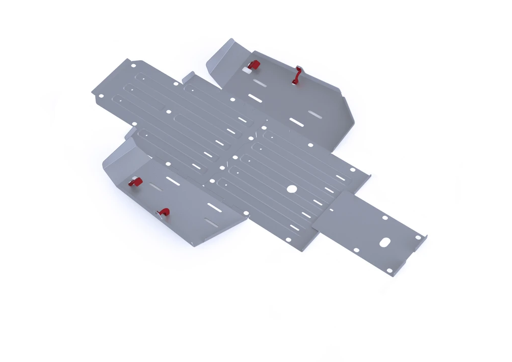 RIVAL POWERSPORTS USA Central Skid Plate Alloy 2444.2159.1