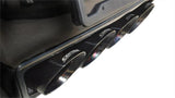 Corsa 2015 Chevy Corvette Z06 3in Axle Back Exhaust, Black Quad 4.5in Tip (Xtreme) 14766BLK