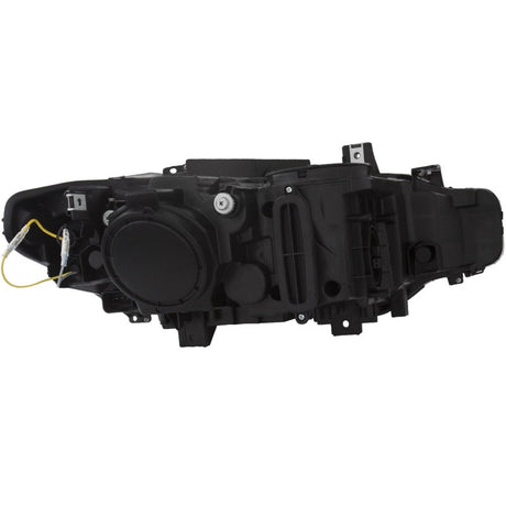 ANZO 2012-2015 BMW 3 Series Projector Headlights w/ U-Bar Black 121504