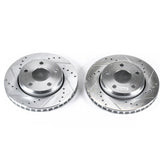 Power Stop 07-17 Jeep Wrangler Front Evolution Drilled & Slotted Rotors - Pair AR8780XPR