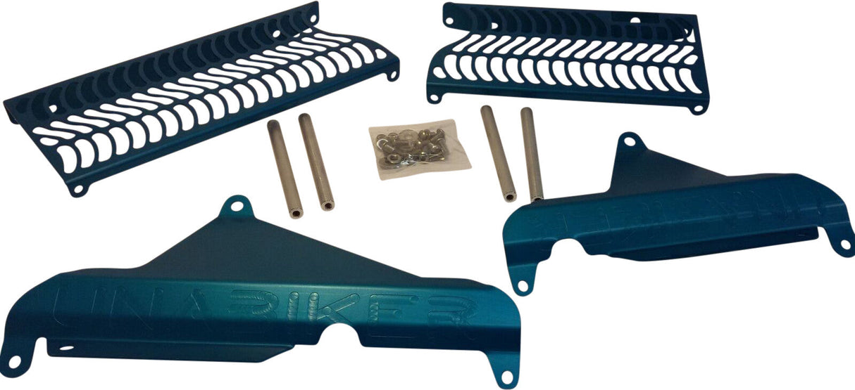 UNABIKER Radiator Guards Kaw Kx450 Blue KKX19450-B