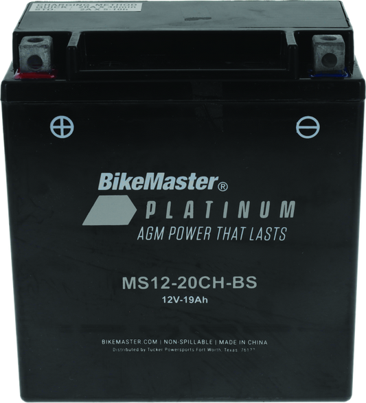 BikeMaster AGM Battery - MS12-20CH-BS 780773