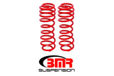 BMR 05-14 S197 Mustang GT/GT500 Rear Performance/Drag Lowering Springs - Red SP012R