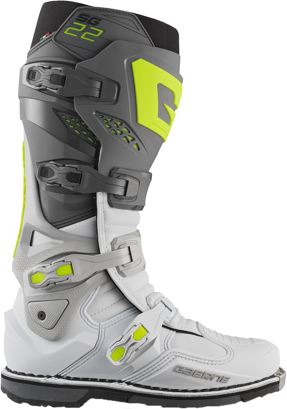 GAERNE Sg-22 Boots Anthracite/White/Grey Sz 9 2262-017-43