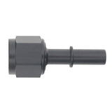 DeatschWerks 8AN Female Flare Swivel to 3/8in Male EFI Quick Disconnect - Anodized Matte Black 6-02-0133-B