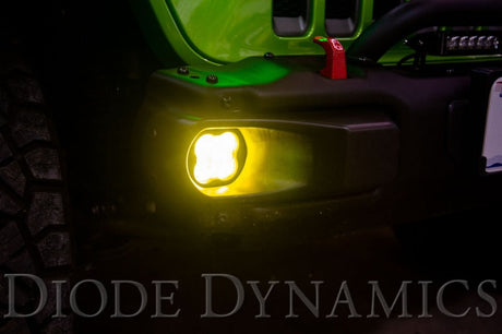 Diode Dynamics SS3 LED Pod Max Type MR Kit - Yellow SAE Fog DD6697