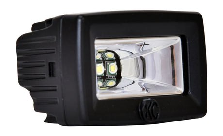 KC HiLiTES C-Series 2in. C2 LED Light 20w Area Flood Beam (Pair Pack System) - Black 328