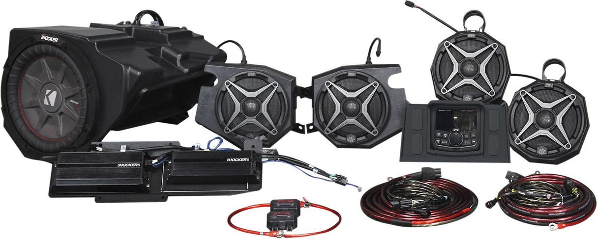 SSV WORKS 5 Speaker Plug And Play Kit W/ Jvc Mr1 Receiver And Camera X32-5A1