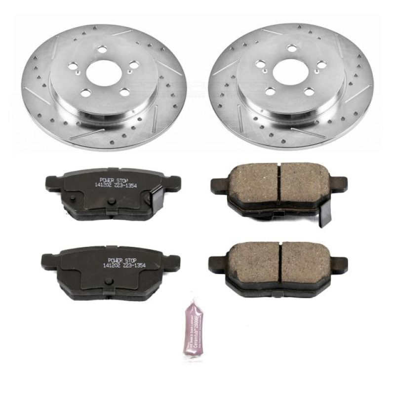 Power Stop 09-10 Pontiac Vibe Rear Z23 Evolution Sport Brake Kit K4736