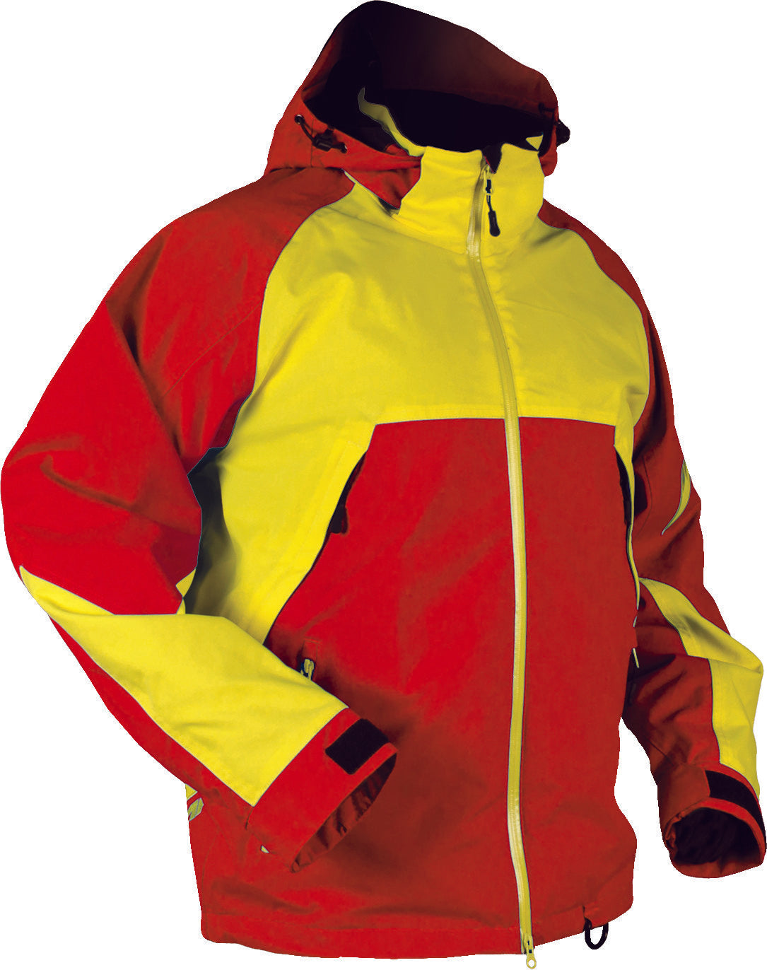 HMK Intimidator Jacket Red/Yellow Lg HM7JINTRYL