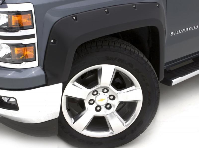 Lund 15-17 Chevy Silverado 2500 RX-Rivet Style Textured Elite Series Fender Flares - Black (4 Pc.) RX111T