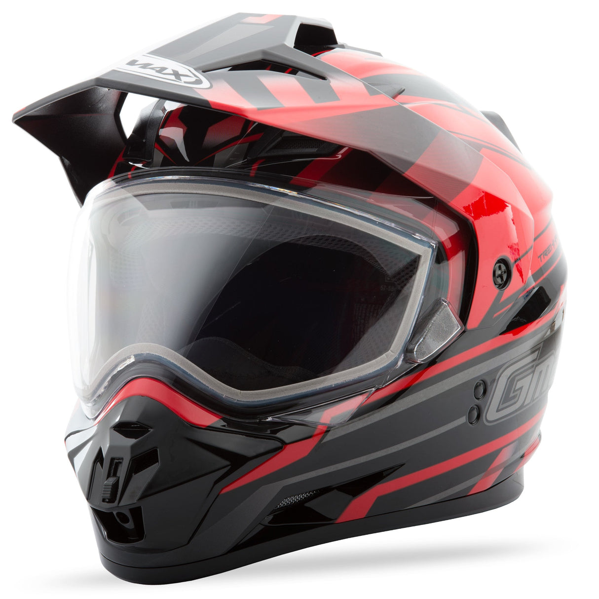 GMAX Gm-11s Sport Helmet Trekka Black/Red Xs G2116203 TC-1