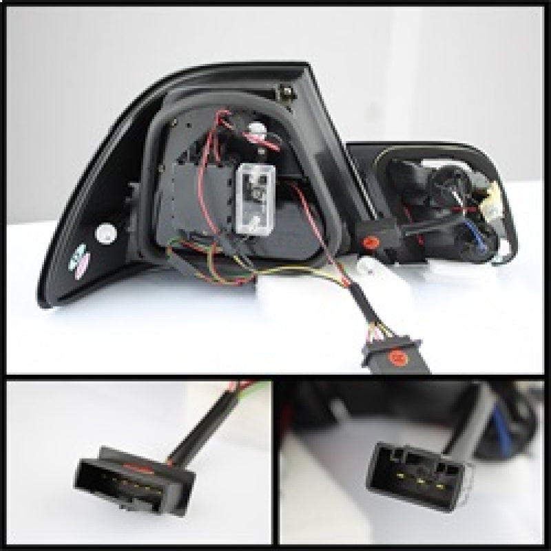 Spyder BMW E46 00-03 2Dr Coupe Light Bar LED Tail Lights Blk ALT-YD-BE4600-LBLED-BK 5073815