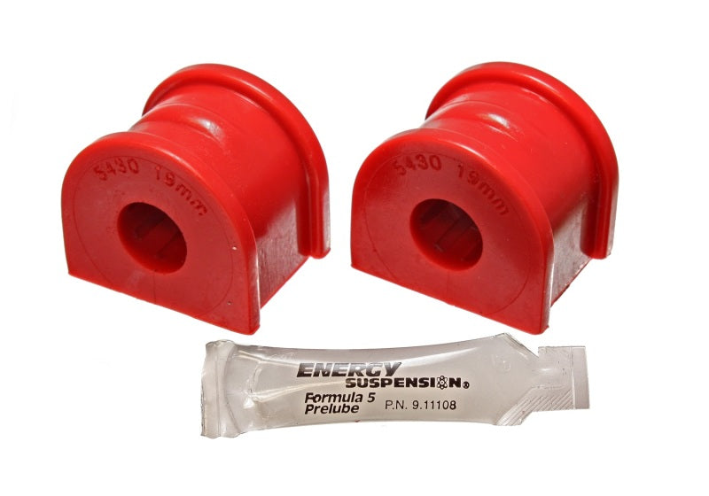 Energy Suspension 97-04 Chevy Corvette Red 19mm Rear Sway Bar Bushing Set - Reuse OE Brackets 3.5201R