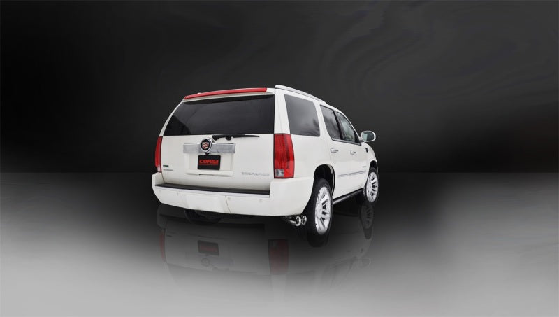 Corsa 11-13 Cadillac Escalade 6.2L V8 Polished Sport Cat-Back Exhaust 14878