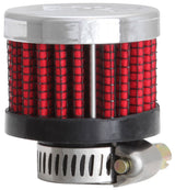K&N Rubber Base Crankcase Vent Filter - 0.55in Flange ID 1.375in OD 1.125in Height 62-2480