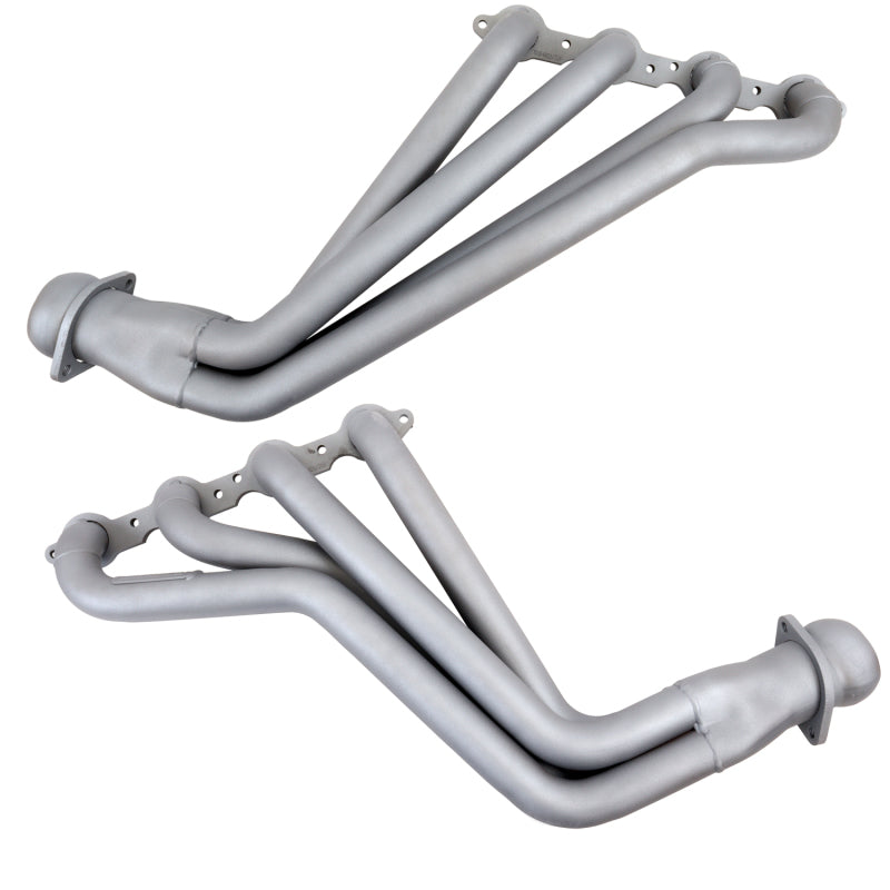 BBK 10-15 Camaro LS3 L99 Long Tube Exhaust Headers With Converters - 1-3/4 Chrome 4021
