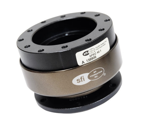 NRG Quick Release Gen 2.0 - Black Body / Chrome Ring SFI Spec 42.1 SRK-200-1BK