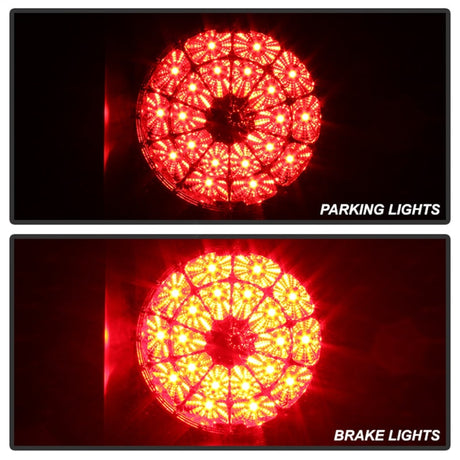 Spyder Toyota Tundra 07-13 LED Tail lights Black ALT-YD-TTU07-LED-BK 5029584