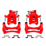 Power Stop 05-14 Ford Mustang Rear Red Calipers w/Brackets - Pair S4926
