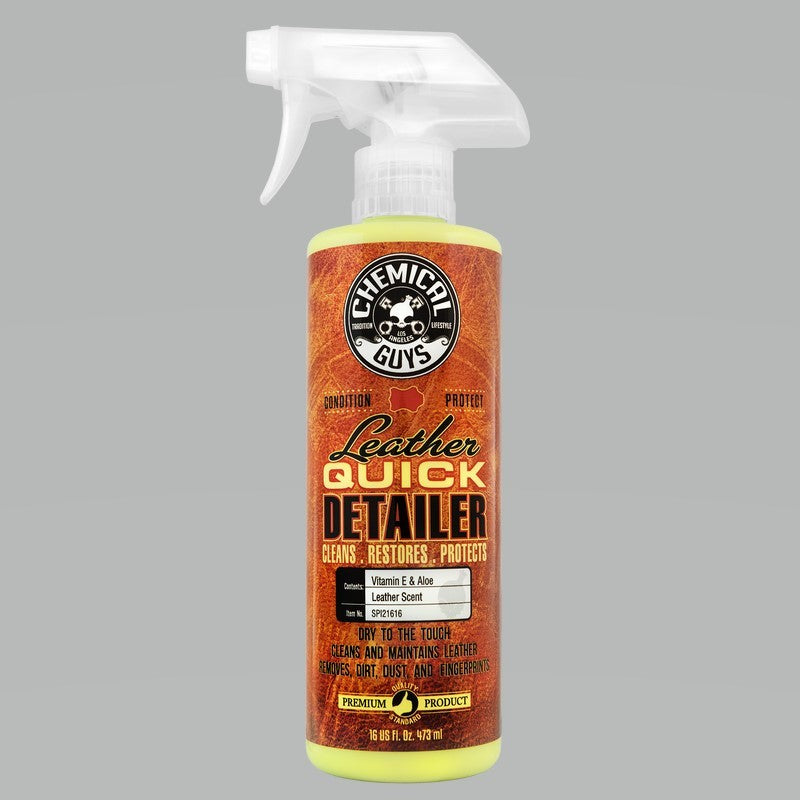 Chemical Guys Leather Quick Detailer Care Spray - Matte Finish - 16oz SPI21616