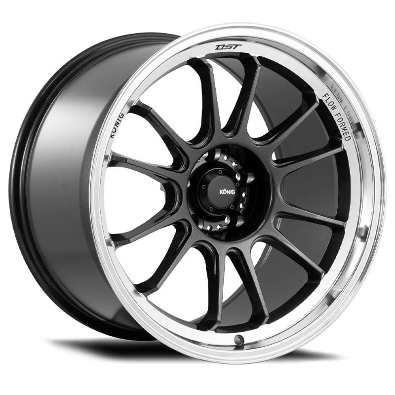 Konig Hypergram 18x11 5x112 ET40 Metallic Carbon w/ Machined Lip HG18512406
