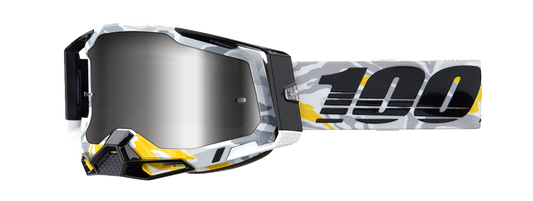 100% Racecraft 2 Goggles - Korb - Silver Mirror 50010-00019