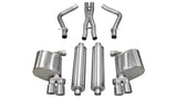 Corsa 11-13 Dodge Charger R/T 5.7L V8 Polished Xtreme Cat-Back Exhaust 14522