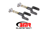 BMR 79-04 Fox Mustang Upper Control Arms On-Car Adj. Rod Ends - Black Hammertone UTCA041H