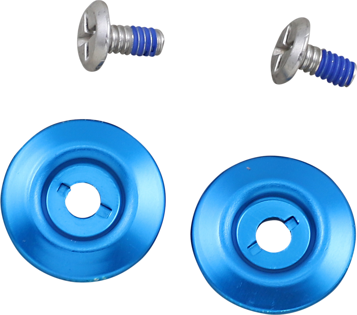 BILTWELL Gen 2 Hardware Kit - SS Screw - Blue Baseplate 0034-150-71